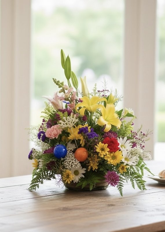 Pequa Easter basket arrangement