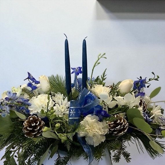 Hanukkah dble candle 2