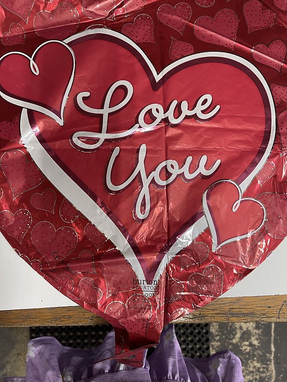 I love you mylar