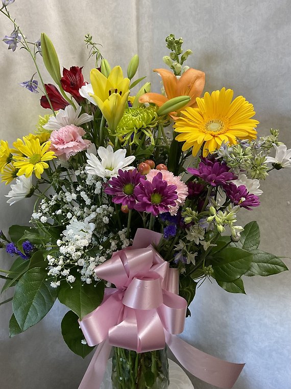 Colorful vase