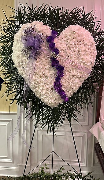 P-PURPLE BROKEN HEART