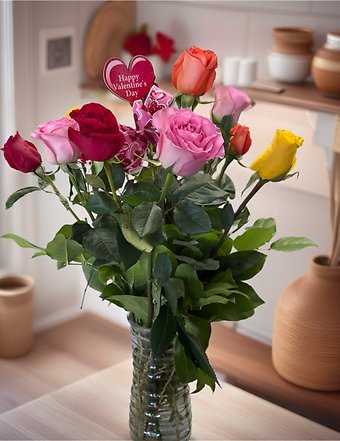 R12v asst roses no bb